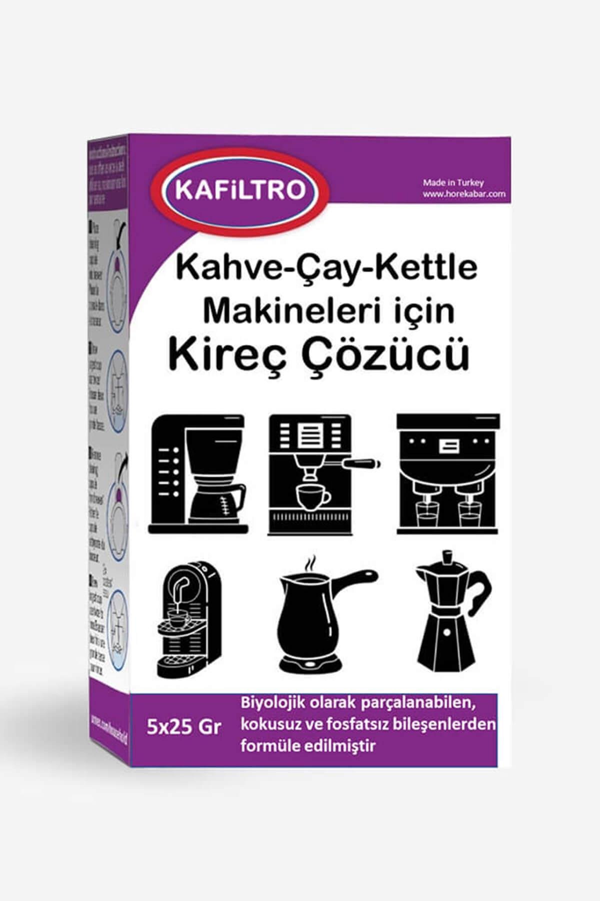 Kafiltro - Ev Tipi Kahve Makineleri Kireç Temizleyicisi | 5 adet