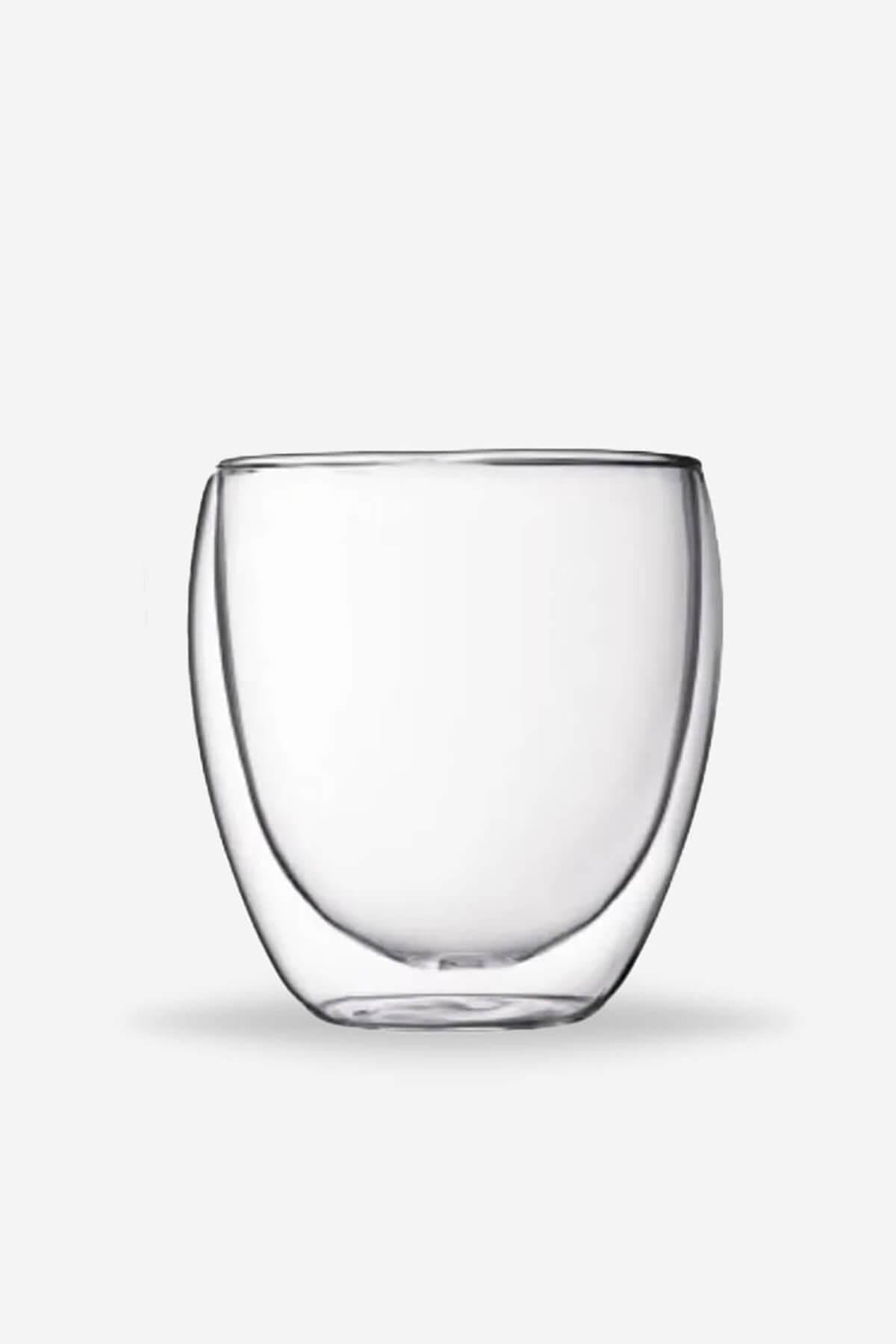 Çift Katmanlı Cam Kahve Bardağı | 250 ml
