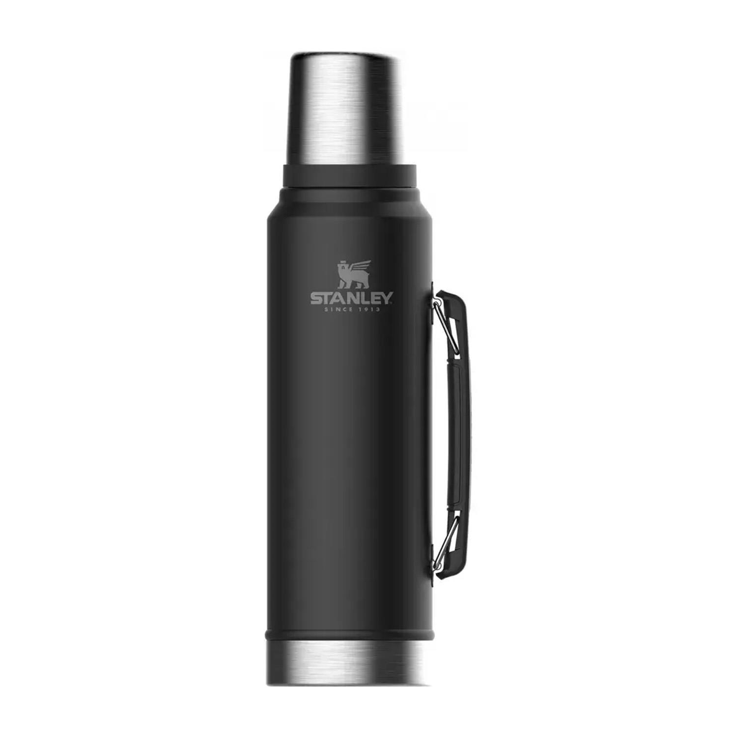 Stanley The Legendary Classic Bottle Termos 1.0L / 1.1QT - Matte Black Pebble | 10-08266-002