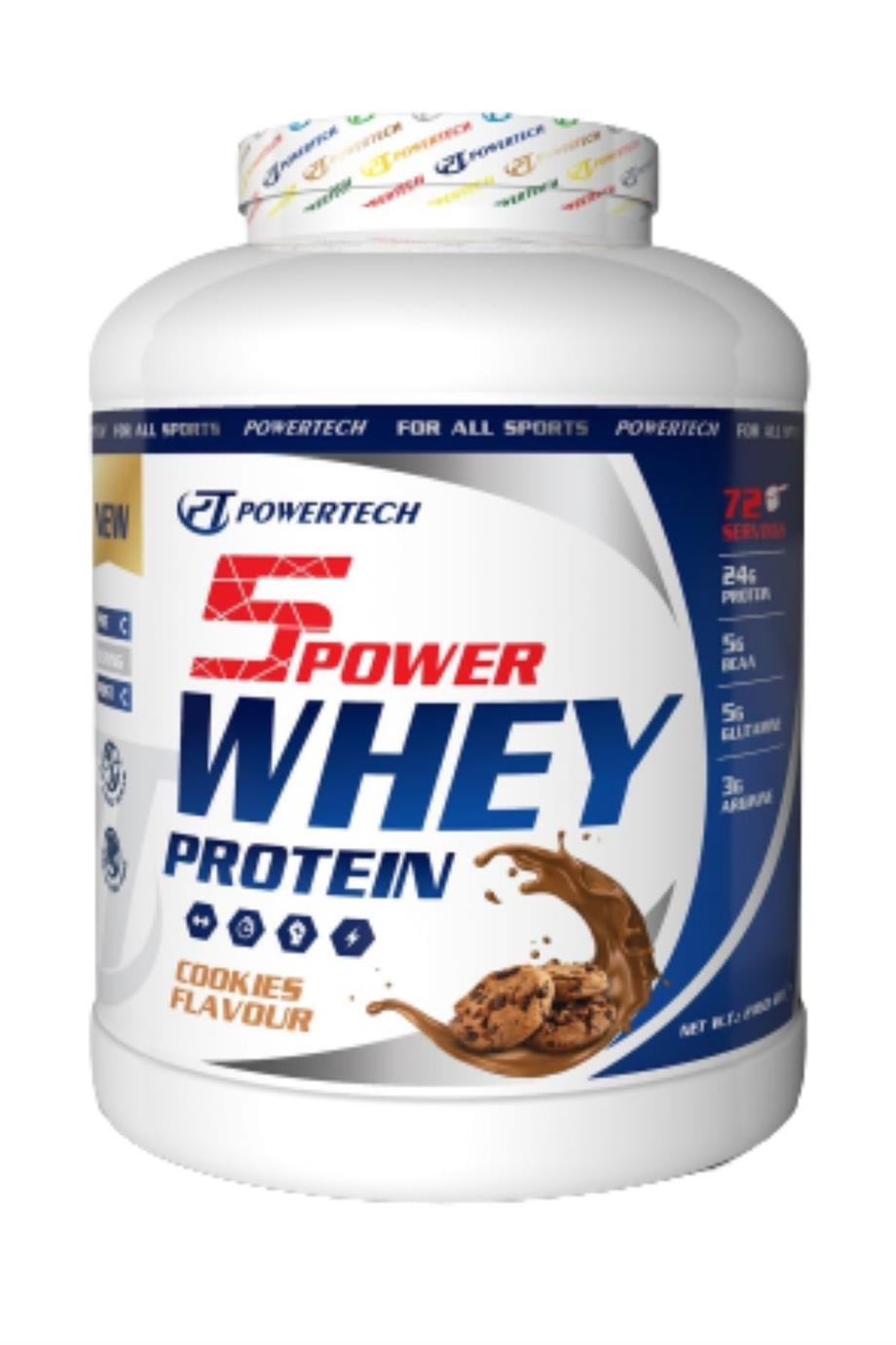 5Power Whey Protein Tozu 72 Servis 2160 gr