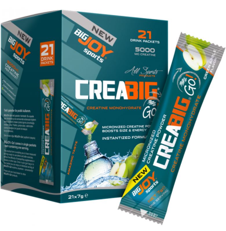 Bigjoy Creabig Go! Creatine 21 Drink Packets