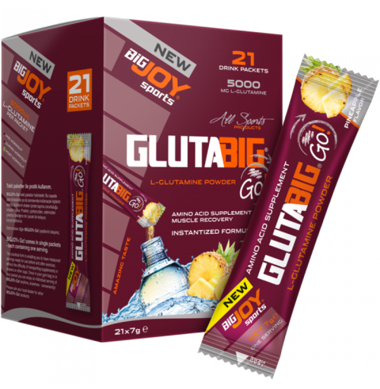 Bigjoy Glutabig Go! Glutamine 21 Drink Packets