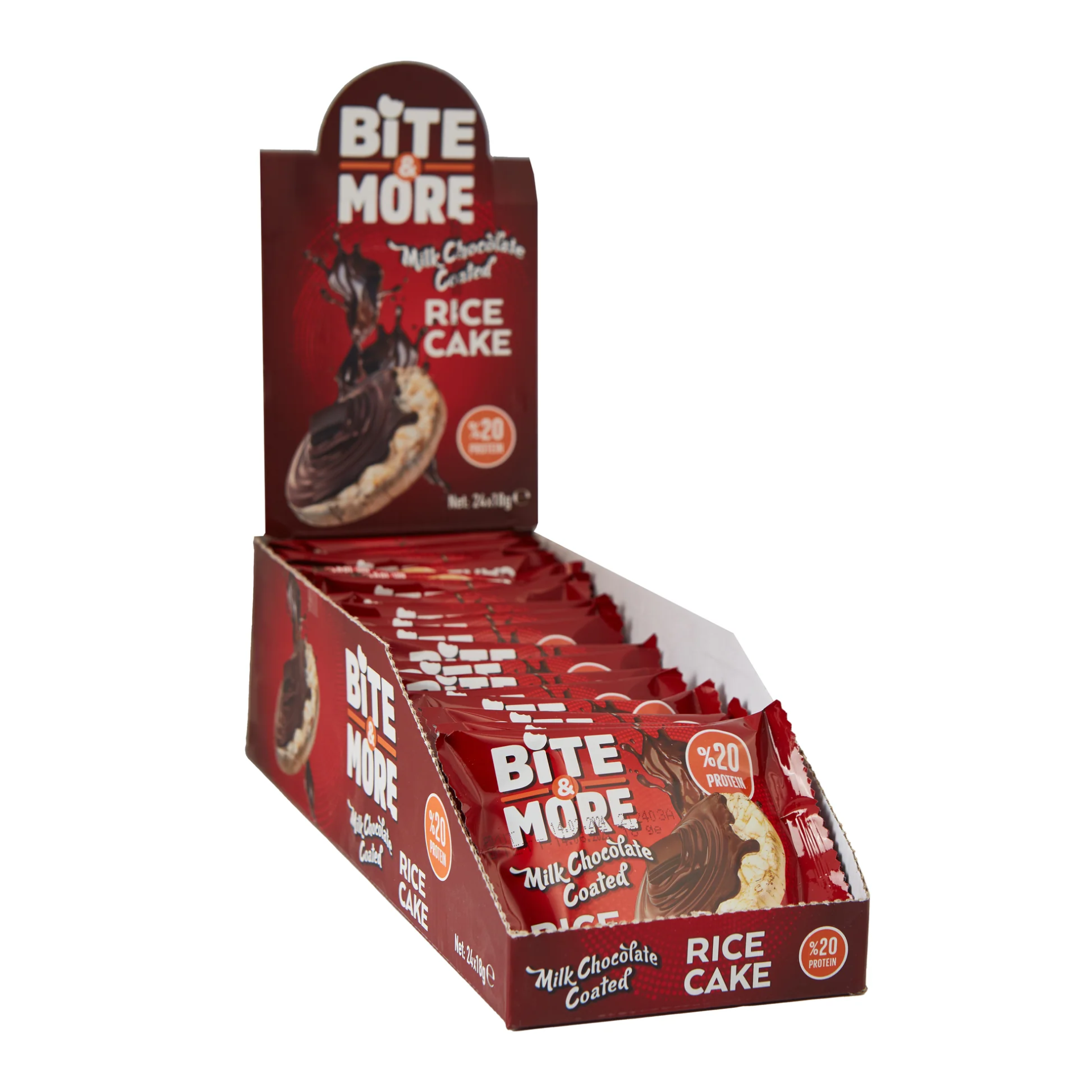 Bite & More Proteinli Pirinç Patlağı 24'lü Paket