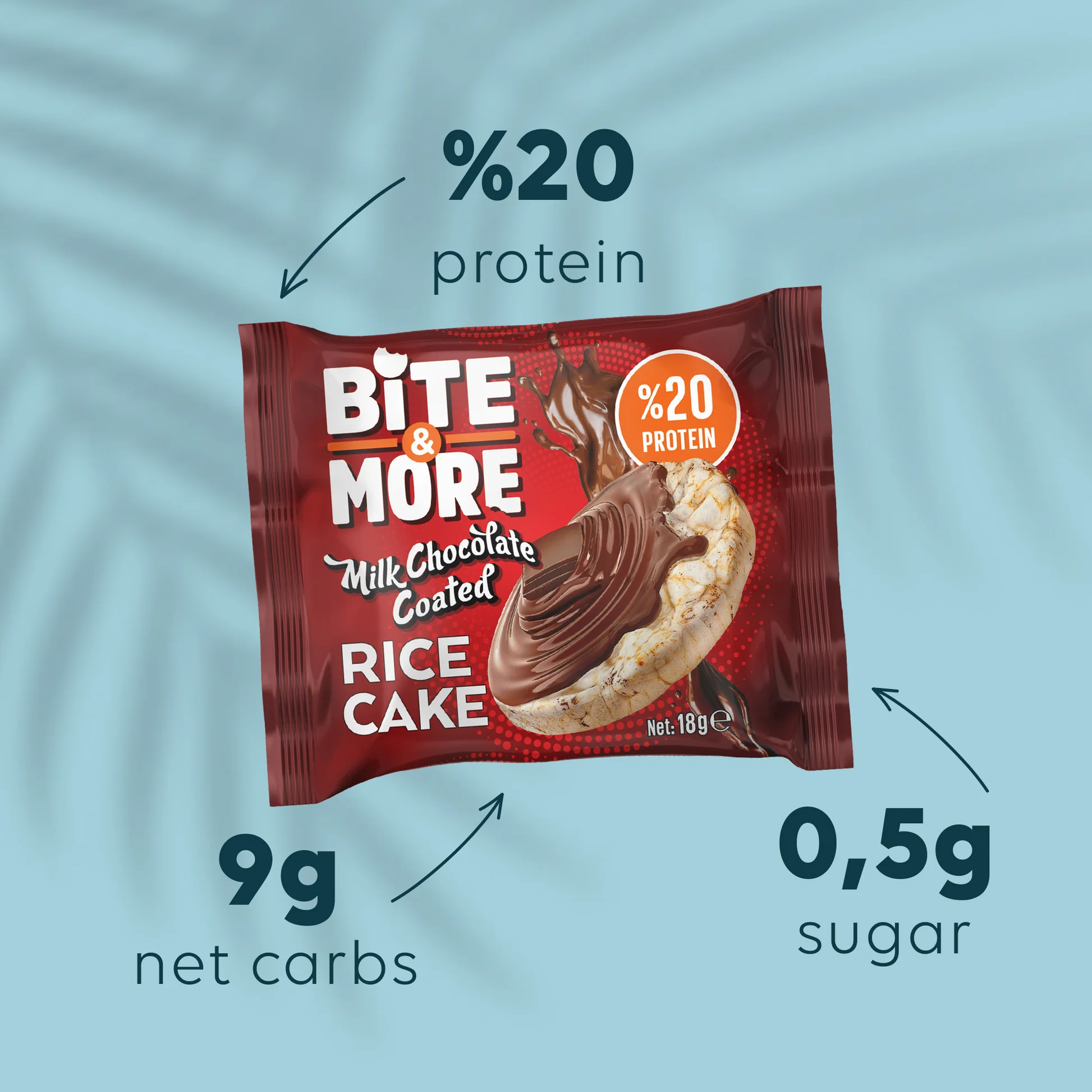 Bite & More Proteinli Pirinç Patlağı 24lü Paket