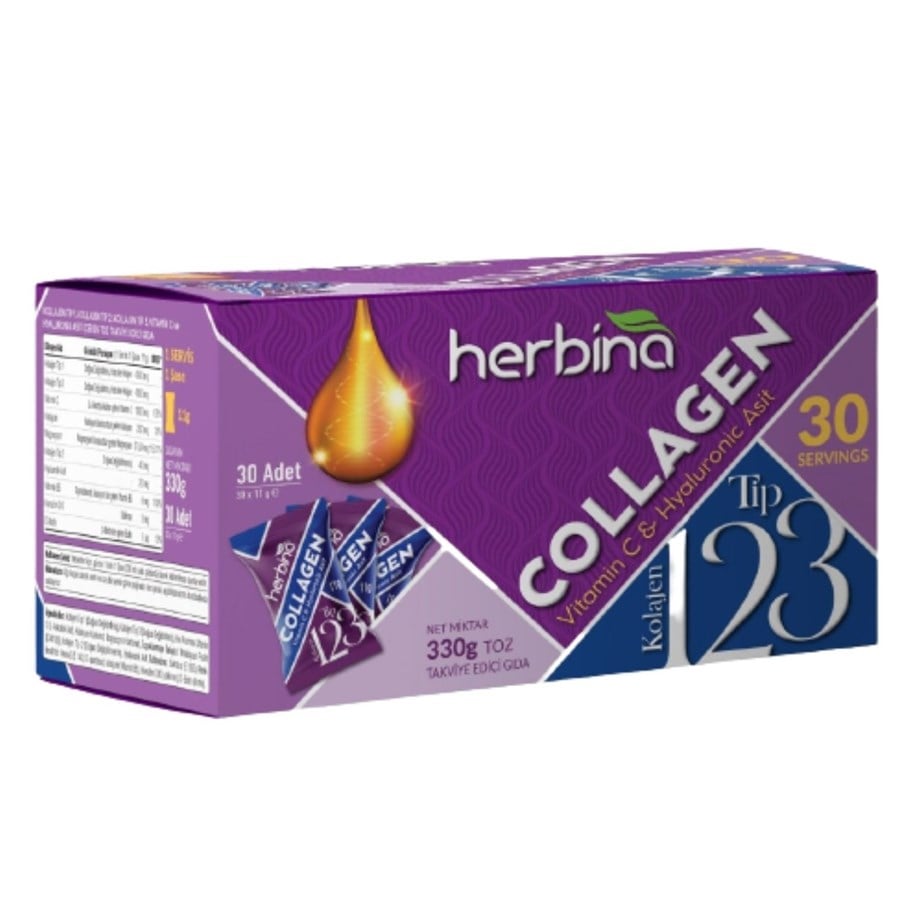 Collagen Tip 1-2-3 Kolajen Karışımı 30 Saşe Kivi Aromalı