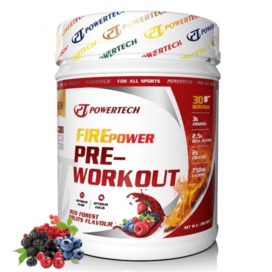 FİREPOWER PRE-WORKOUT ( BETA ALANİNE - ARJİNİN- TAURİN - BETAİN) 390 GR