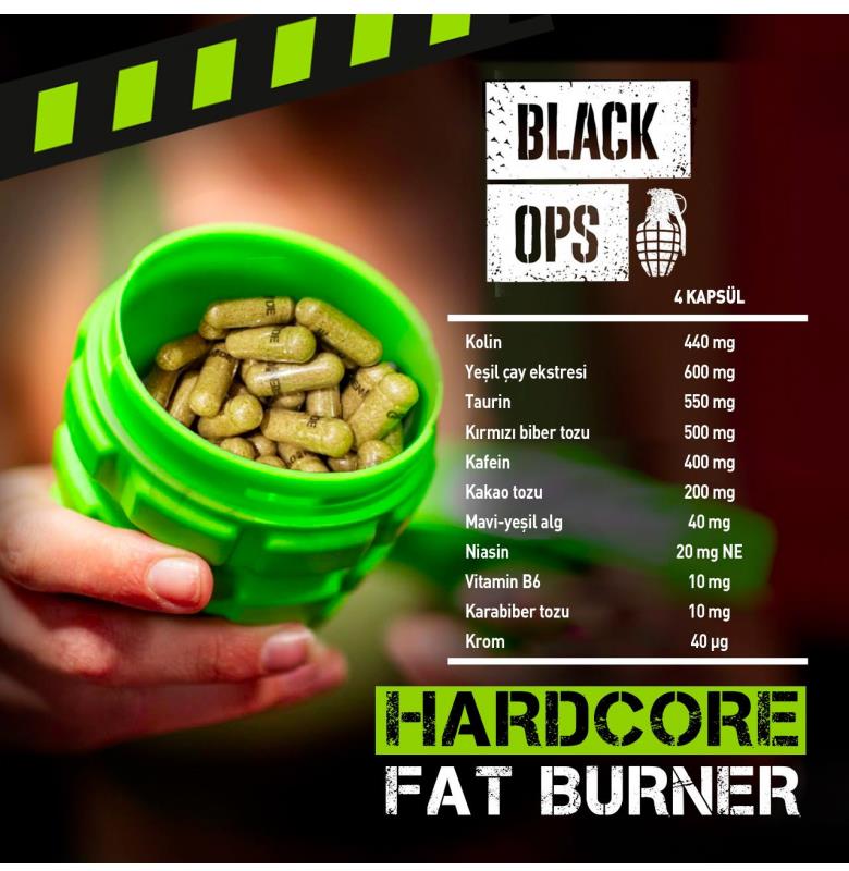 Grenade Black Ops 100 Kapsül