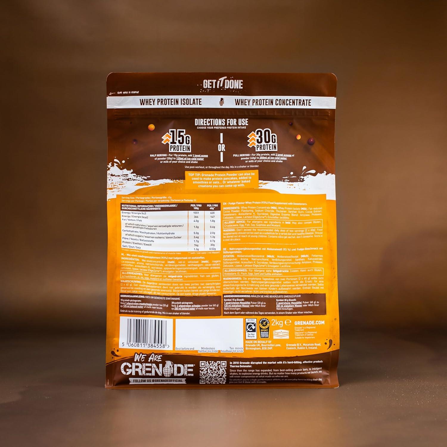 Grenade Whey Protein Blend 2000 gr Fudged Up