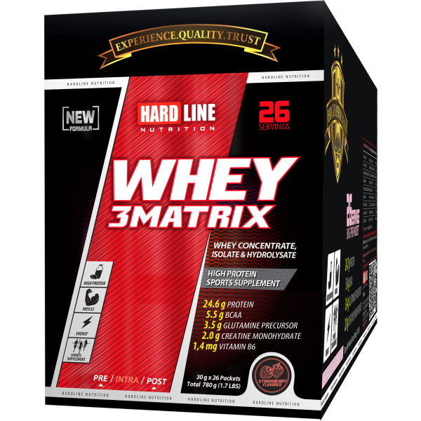 Hardline Whey Matrix 30 gr X 26 Saşe