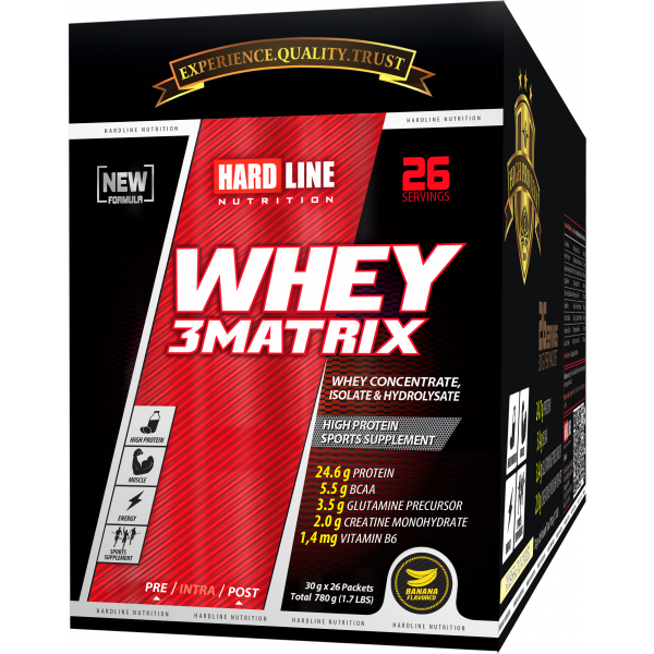 Hardline Whey Matrix 30 gr X 26 Saşe