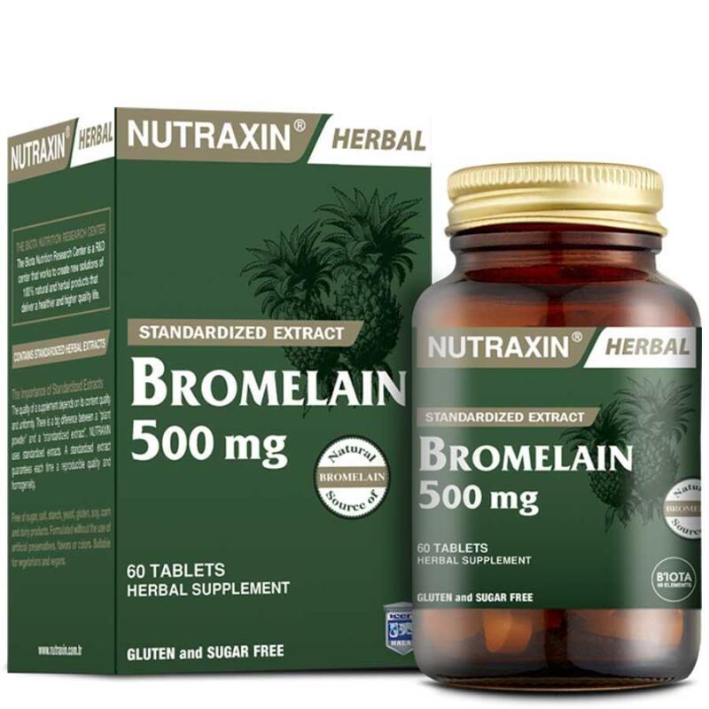Nutraxin Bromelain 500 mg 60 Tablet