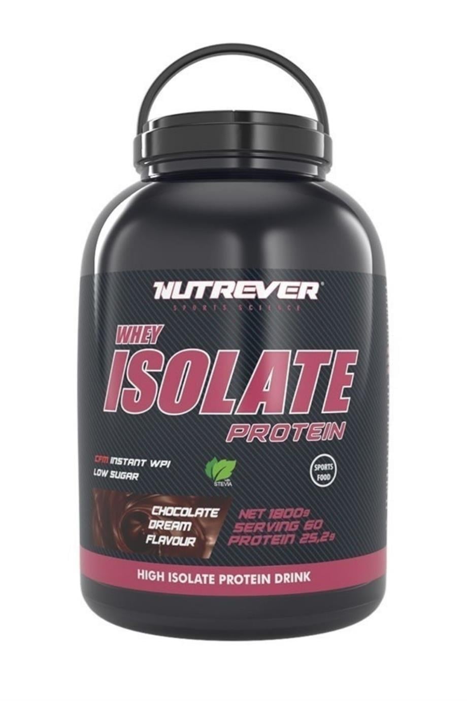 Nutrever Whey Isolate Protein Tozu 1800 gr