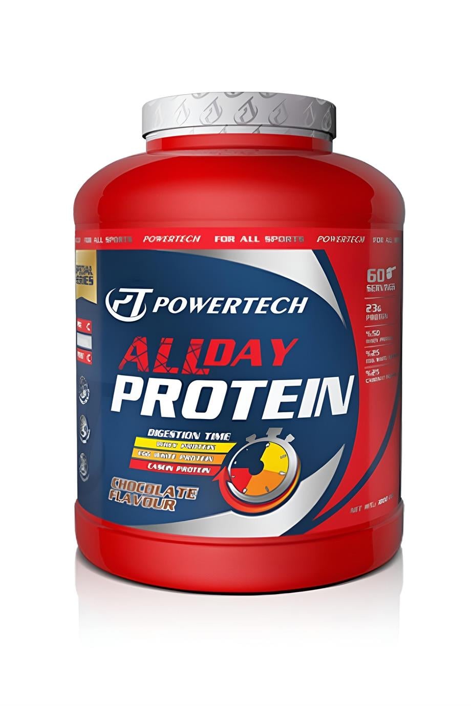 Powertech AllDay Protein Tozu 1800 gr 60 Servis