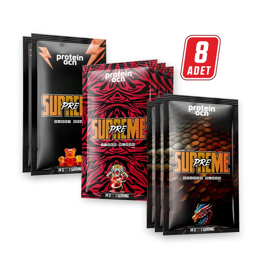Protein Ocean Supreme Pre Workout 14 gr x 8 Saşe Karma Kutu