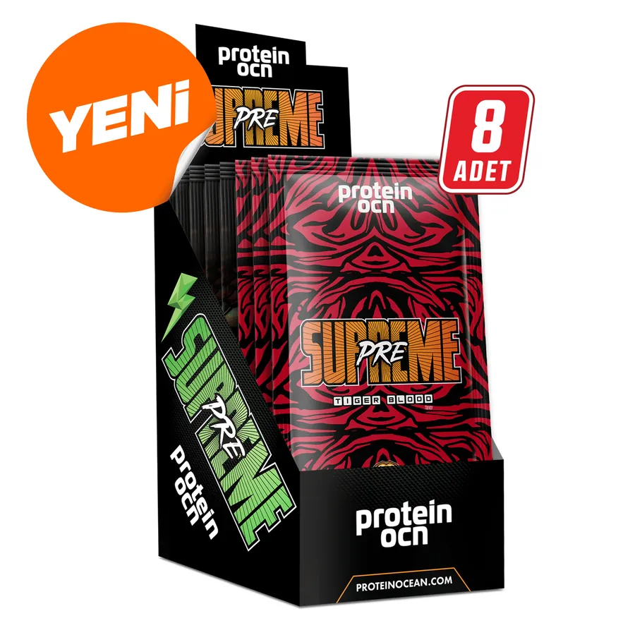 Protein Ocean Supreme Pre Workout 14 gr x 8 Saşe Karma Kutu