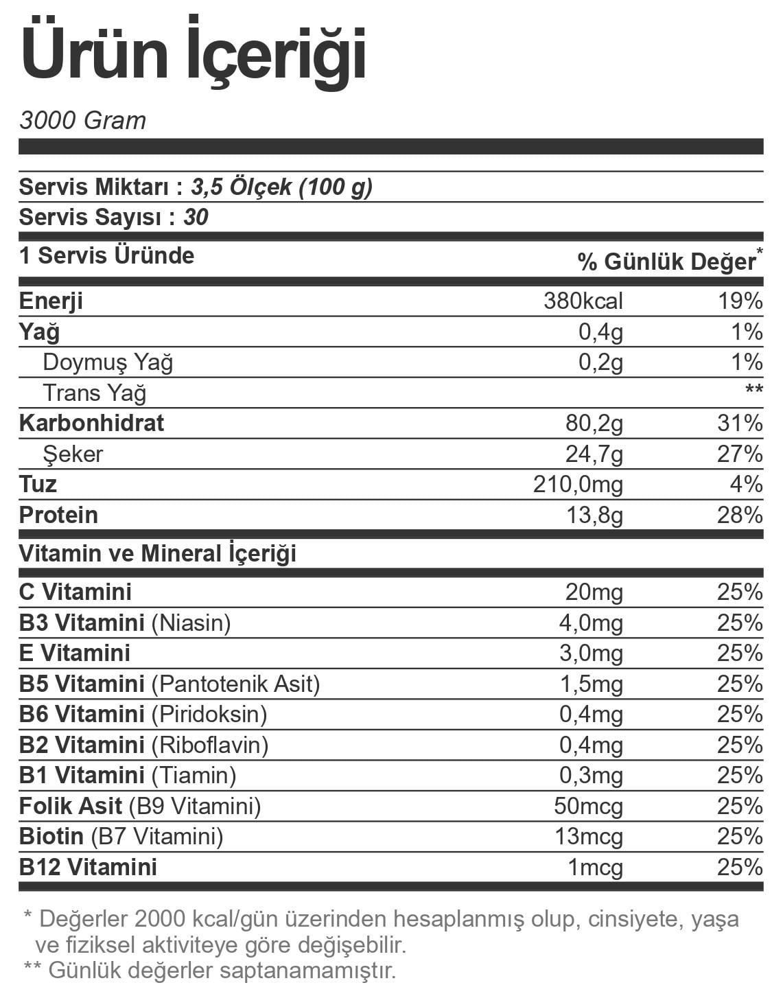 Trec Nutrition Solid Mass 3000 gr