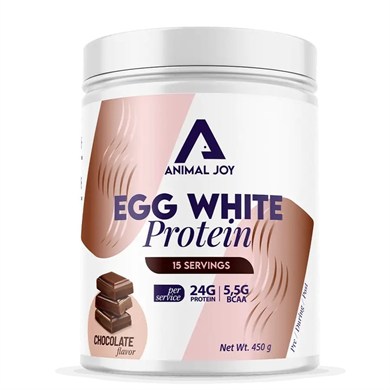 Animal Joy Egg White Powder Protein Tozu 450 gr 15 Servis