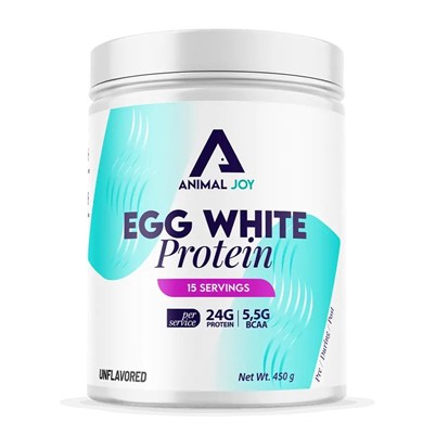 Animal Joy Egg White Powder Protein Tozu 450 gr 15 Servis
