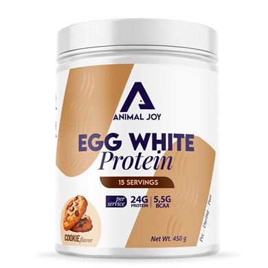 Animal Joy Egg White Powder Protein Tozu 450 gr 15 Servis