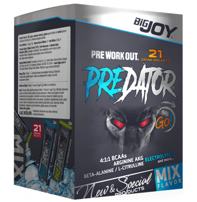 BigJoy Predator GO ! 17 GR x 21 Şase Pre-Workout
