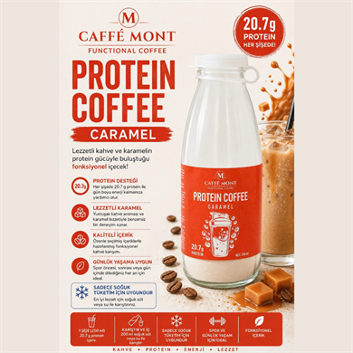 Caffe Mont Protein Coffee Cam Şişe 30 Gr