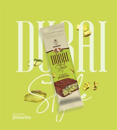 Granio Dubai Style Bar 40 gr x 24 Adet Antep Fıstıklı & Kadayıflı