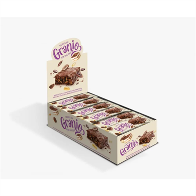 Granio Sütlü Çikolata Kaplamalı Tahıl Bar 35 gr x 24 Adet