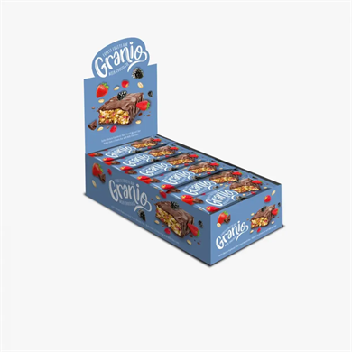 Granio Sütlü Çikolata Kaplamalı Tahıl Bar 35 gr x 24 Adet