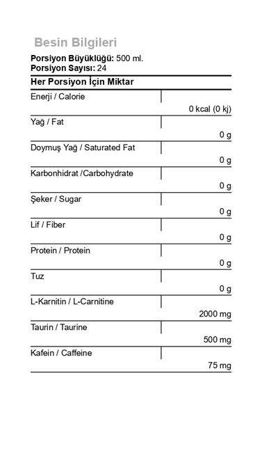 Hardline Carnifit 500 ml x 24 Adet