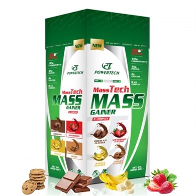 MassTech Mass Gainer Karbonhidrat Tozu 6000 gr 4 MİX Aromalı