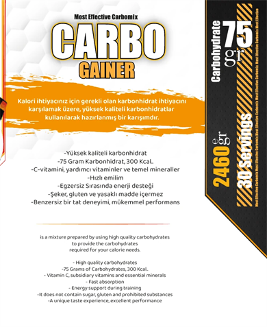 Nowup Nutrition Carbo Gainer 2460 gr