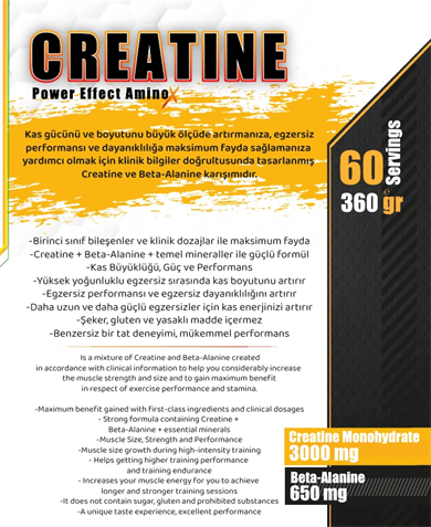 Nowup Nutrition Creatine Power Effect 360 gr