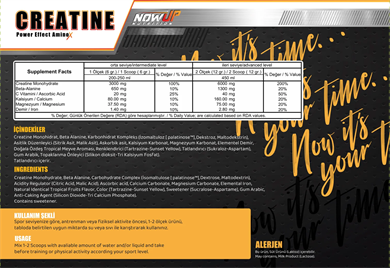 Nowup Nutrition Creatine Power Effect 360 gr