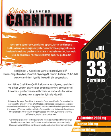 Nowup Nutrition Extreme Synergy L Carnitine 1000 ml
