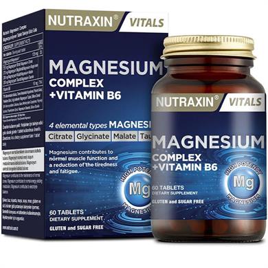 Nutraxin Magnesium Complex Vitamin B6 60 Tablet
