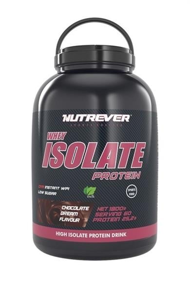 Nutrever Whey Isolate Protein Tozu 1800 gr