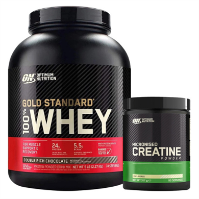 Optimum Gold Standard Whey Protein 2273 gr + Micronized Creatine 317 gr Kombinasyonu