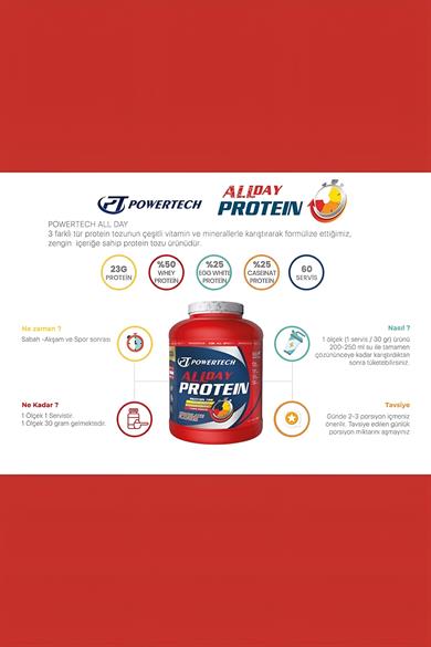 Powertech AllDay Protein Tozu 1800 gr 60 Servis