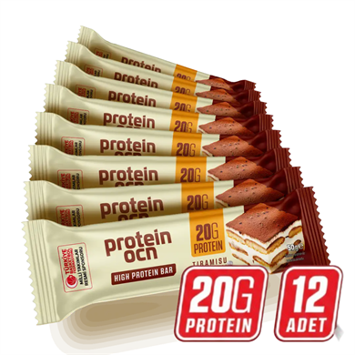 Protein Ocean Protein Bar 50 gr x 12 Adet