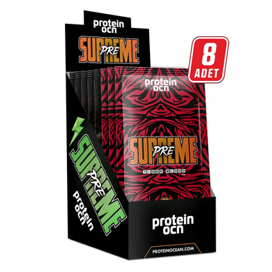 Protein Ocean Supreme Pre Workout 14 gr x 8 Saşe Karma Kutu