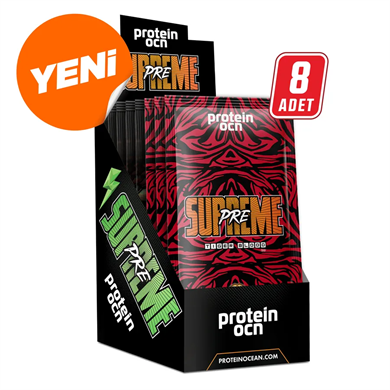 Protein Ocean Supreme Pre Workout 14 gr x 8 Saşe Karma Kutu