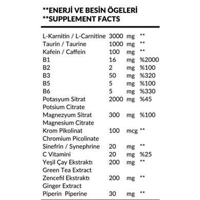 Thermotech L Carnitine 3000 mg 1000 ml