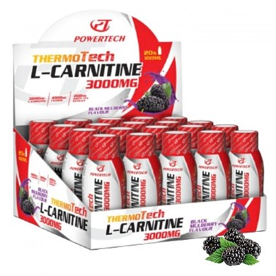 Thermotech L-Carnitine 3000 mg 20 Shot X 100 ml