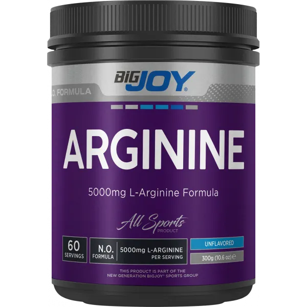 Bigjoy 100 % Pure L-Arginine Powder 300 gr Aromasız