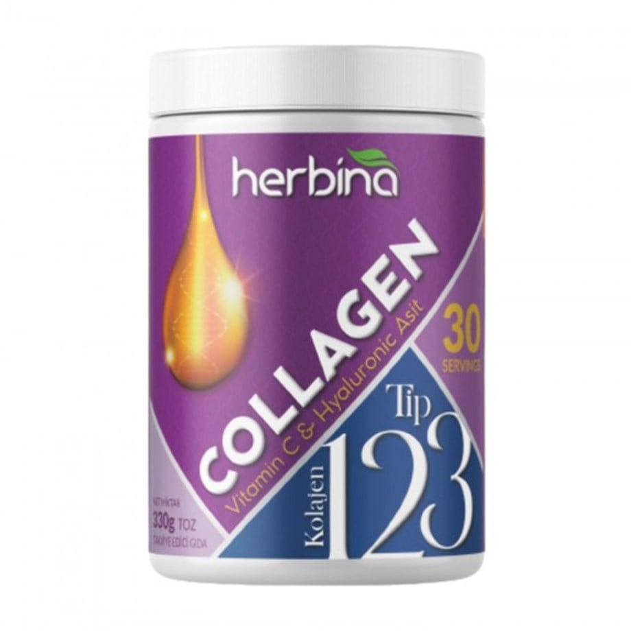 COLLAGEN TİP 1-2-3 KOLAJEN KARIŞIMI 30 SERVİS KİVİ AROMALI