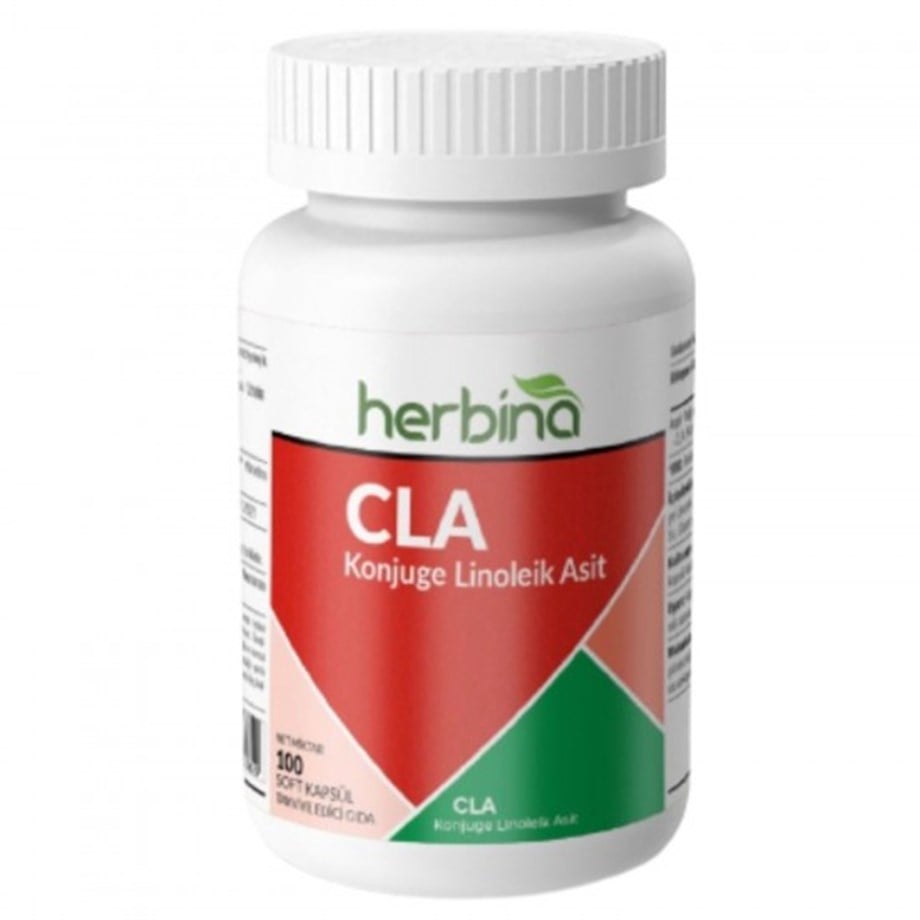 HERBİNA CLA KONJUGE LİNOLEİK ASİT 100 SOFTJEL X 1000 MG