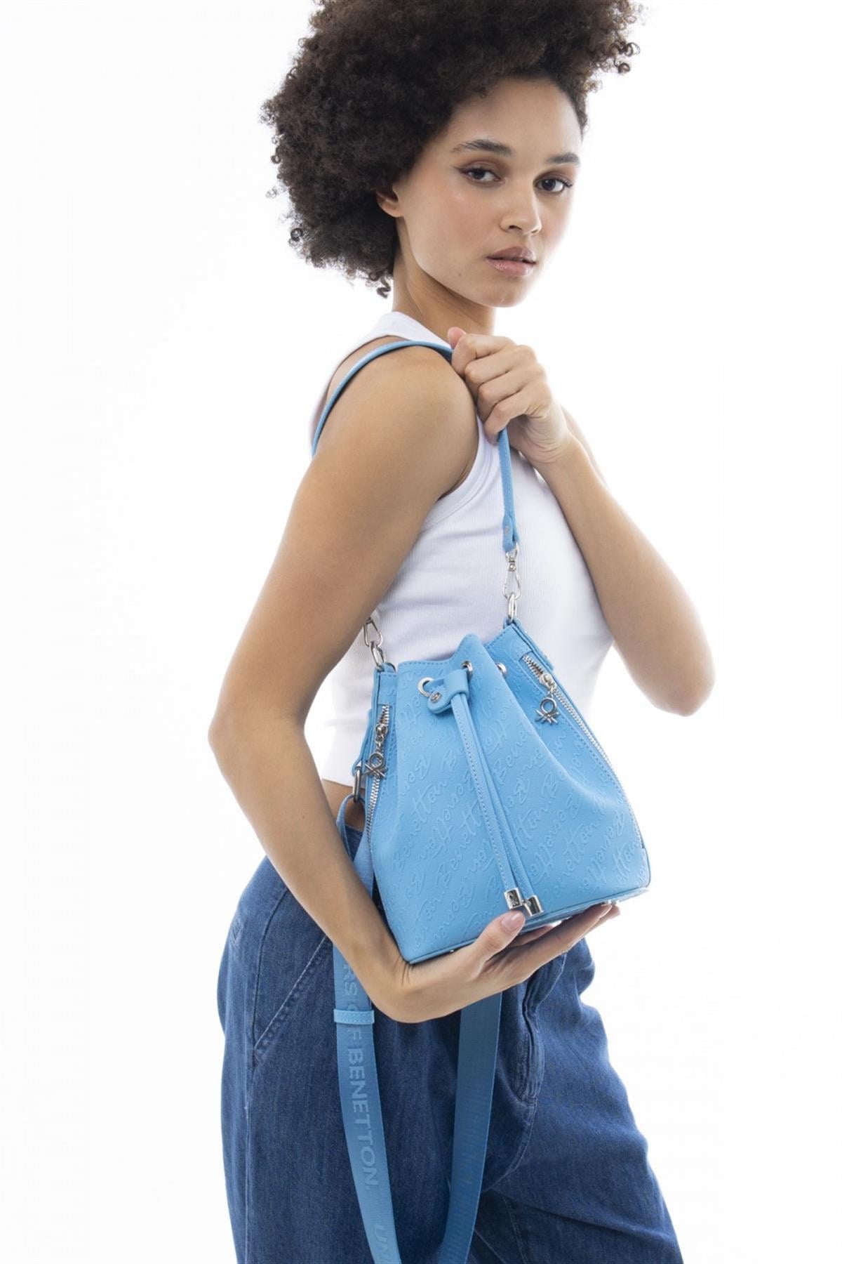 Benetton bnt 1050 Kadın Omuz Ve Çapraz Çanta Mavi