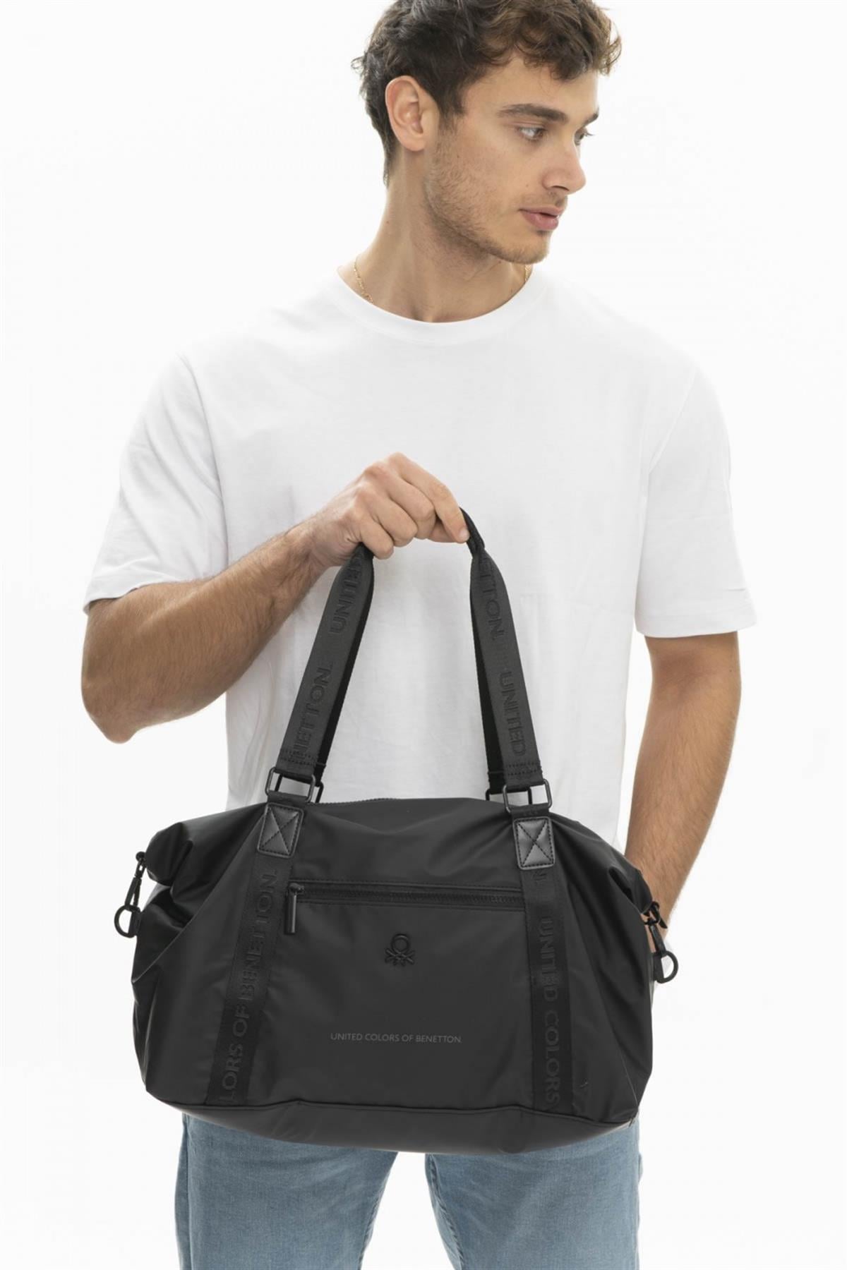 Benetton bnt 673 Unisex Omuz Çantası Siyah