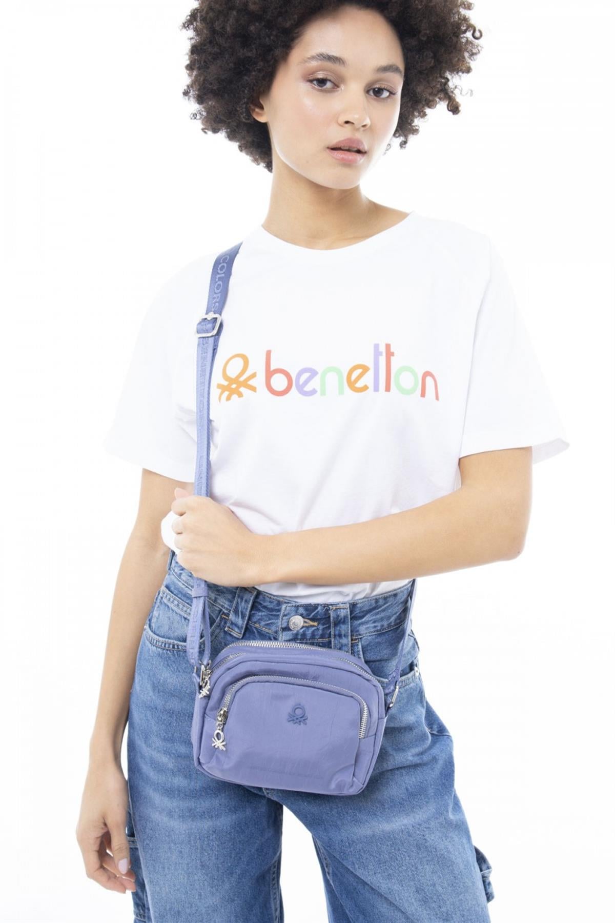 Benetton bnt 680 Kadın Çapraz Çanta Mavi