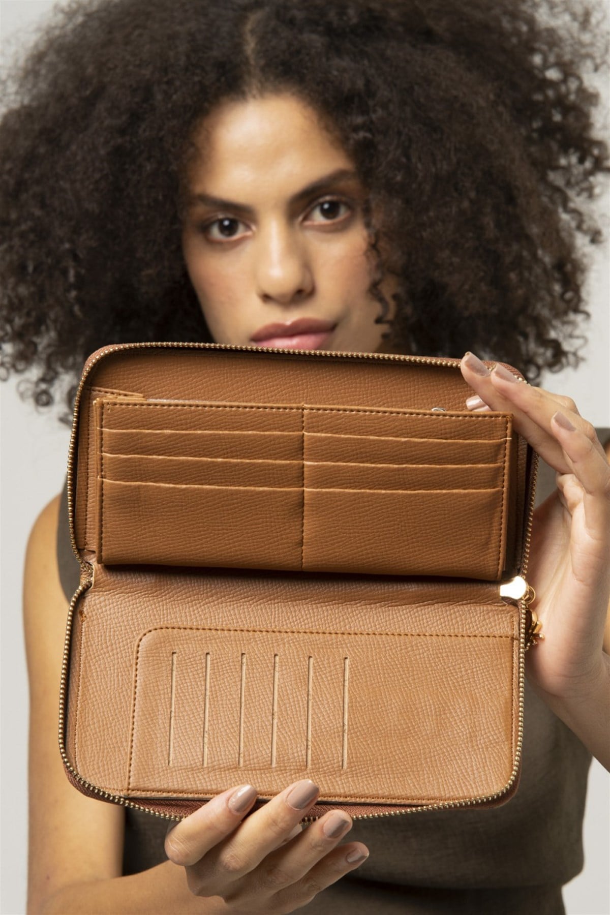 Benetton bnt 846 Kadın Cüzdan Camel